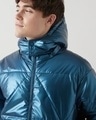 Shop Men's Teal Blue Oversized Puffer Jacket