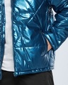 Shop Men's Teal Blue Oversized Puffer Jacket