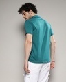 Shop Men's Teal Blue Palm Tree Embroidered Shirt-Design