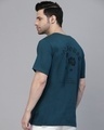 Shop Men's Teal Green Printed T-shirt-Full