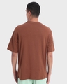 Shop Men's Brown Oversized T-shirt-Design