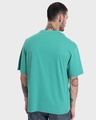 Shop Men's Tropical Blue Oversized T-shirt-Design