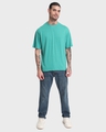 Shop Men's Tropical Blue Oversized T-shirt