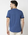 Shop Men's True Indigo Skate Cut Pocket Oversized T-shirt-Design