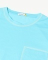 Shop Men's Upbeat Blue Contrast Stitch T-shirt