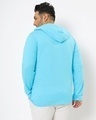 Shop Men's Upbeat Blue Plus Size Henley Hoodie T-shirt-Design