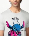 Shop Men's Vapour Blue Alien Graphic Printed T-shirt