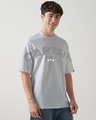 Shop Men's Vapour Blue Captain Graphic Printed Oversized T-shirt-Full