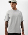 Shop Men's Vapour Blue Oversized T-shirt-Front
