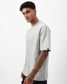Shop Men's Vapour Blue Oversized T-shirt-Full