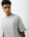 Shop Men's Vapour Blue Oversized T-shirt