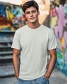 Shop Men's Vapour Blue T-shirt-Front