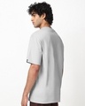 Shop Men's Vapour Blue Wolverine Graphic Print Oversized T-shirt-Full