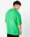 Shop Men's Varsity Green College Dropout Typography Oversized T-shirt