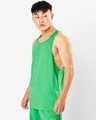 Shop Men's Varsity Green Deep Cut Vest-Design