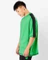 Shop Men's Varsity Green Oversized T-shirt-Design