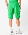 Shop Men's Varsity Green Mesh Pocket Shorts-Full