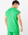 Shop Men's Varsity Green Oversized Vest-Full