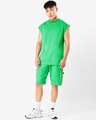 Shop Men's Varsity Green Oversized Vest