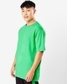 Shop Men's Varsity Green Oversized T-shirt-Design