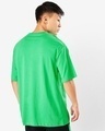 Shop Men's Varsity Green Oversized T-shirt