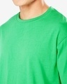 Shop Men's Varsity Green Oversized T-shirt