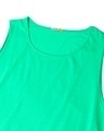 Shop Men's Varsity Green Plus Size Deep Armhole Oversized Vest