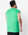 Shop Men's Varsity Green Plus Size Oversized Vest-Design