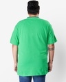 Shop Men's Varsity Green Plus Size Polo T-shirt-Design