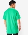 Shop Men's Varsity Green Polo T-shirt-Full