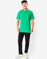 Shop Men's Varsity Green Polo T-shirt