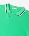 Shop Men's Varsity Green Polo T-shirt