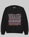 Shop Men's Black Vibe Printed Regular Fit Sweatshirt-Full