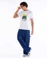 Shop Men's White 4x4 Off Road Graphic Printed T-shirt-Full