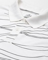 Shop Men's White Abstract Printed Polo T-shirt
