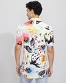 Shop Men's White Abstract Printed Slim Fit Shirt-Design