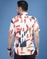 Shop Men's White Abstract Printed Slim Fit Shirt-Full