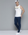 Shop Men's White Activ Typography Slim Fit Vest-Full