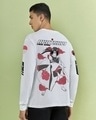 Shop Men's White Akatsuki Itachi Graphic Printed Oversized T-shirt-Full