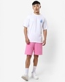 Shop Men's White Alexa Typography Oversized T-shirt