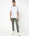 Shop Men's White All Over Aces Printed T-shirt
