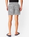 Shop Men's White All Over Bugs Bunny Circles Printed Boxers-Full