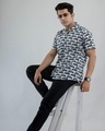 Shop Men's White All Over Car Printed Shirt-Front
