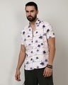 Shop Men's White All Over Dessert Palm Printed Shirt-Front
