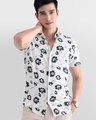 Shop Men's White All Over Floral Printed Shirt-Design