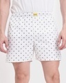Shop Men's White All Over Printed Boxers-Front