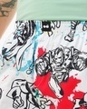 Shop Men's White Avengers All Over Printed Boxers