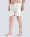 Shop Men's White All Over Printed Cotton Boxers-Full