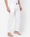 Shop Men's White All Over Printed Cotton Lounge Pants-Full