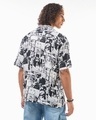 Shop Men's White & Black All Over Printed Oversized Shirt-Design